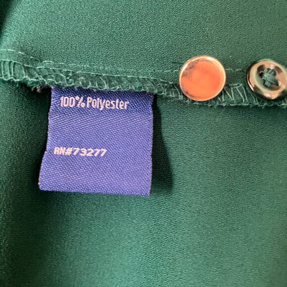 Apt. 9 Women's Green Blouse - NWOT Size US M Apt. 9 - Picture 9 of 9